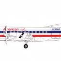 SL474R -Saab 340B in American Eagle livery - Copyrighted Image
