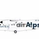 SL649R-Dornier 328 Prop -Air Alps -copyrighted Image